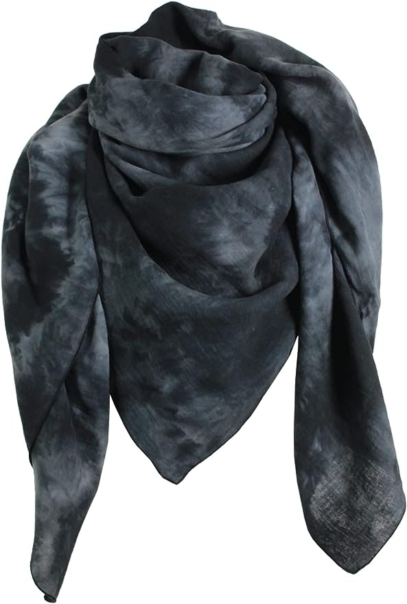 XXL Musselin Tuch Schal 100% feine Baumwolle 130x130cm